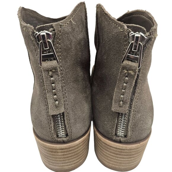 Dolce Vita Women's Taupe Suede Tucker Ankle Boots Size 9.5 - Picture 3 of 13